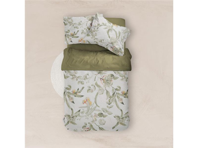 Σεντόνια Εμπριμέ Σετ Flore Υπέρδιπλα