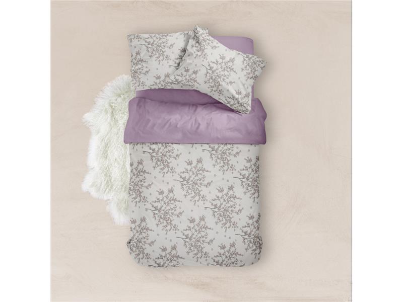 Σεντόνια Εμπριμέ Σετ Cherry Blossom Υπέρδιπλα