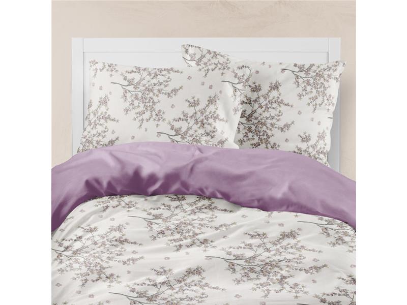 Σεντόνια Εμπριμέ Σετ Cherry Blossom Υπέρδιπλα