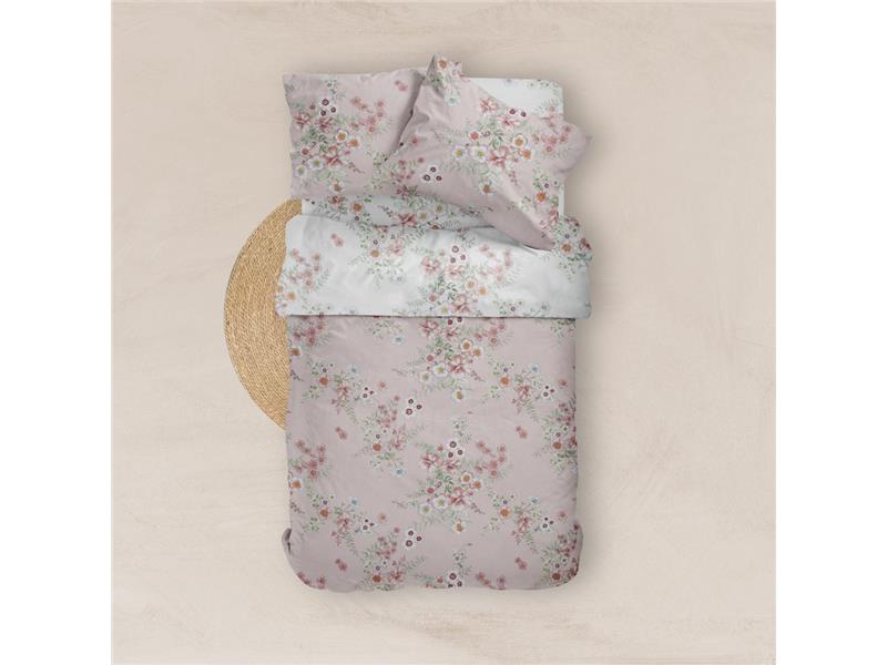 Σεντόνια Εμπριμέ Σετ Jardin Υπέρδιπλα