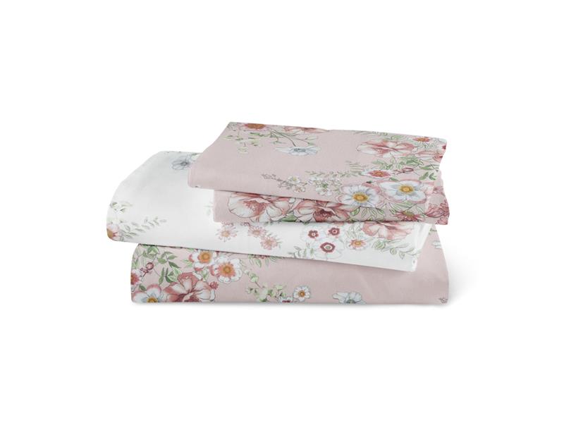 Σεντόνια Εμπριμέ Σετ Jardin Υπέρδιπλα