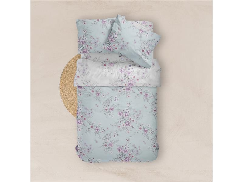 Σεντόνια Εμπριμέ Σετ Jardin Υπέρδιπλα