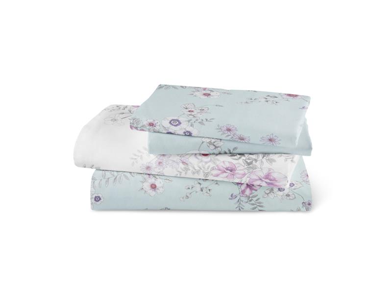 Σεντόνια Εμπριμέ Σετ Jardin Υπέρδιπλα