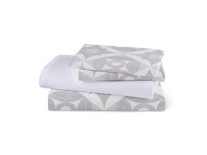 Σεντόνια Εμπριμέ Σετ Asteras Υπέρδιπλα