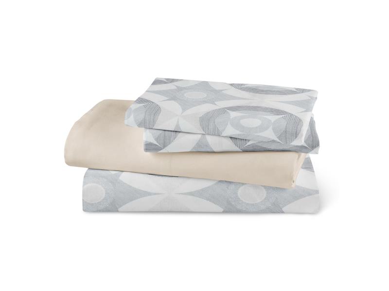 Σεντόνια Εμπριμέ Σετ Asteras Υπέρδιπλα