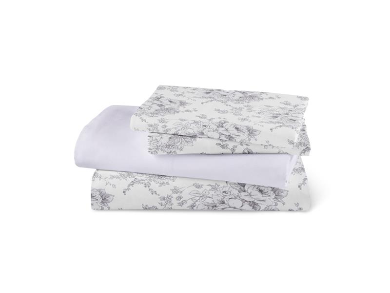 Σεντόνια Εμπριμέ Σετ Beatrice Υπέρδιπλα