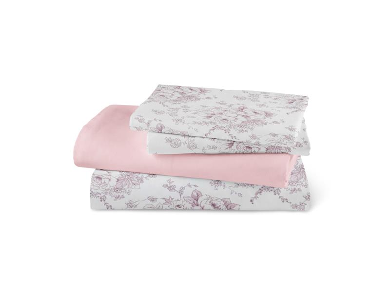 Σεντόνια Εμπριμέ Σετ Beatrice Υπέρδιπλα