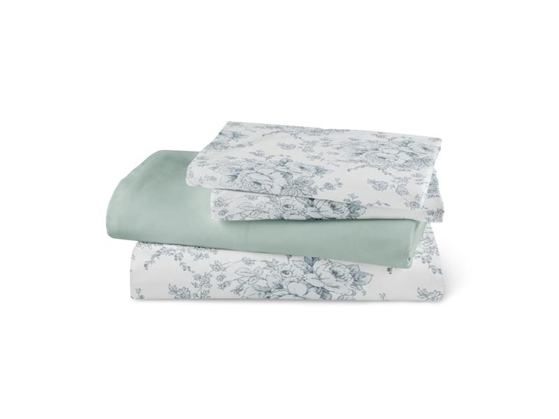 Σεντόνια Εμπριμέ Σετ Beatrice Υπέρδιπλα