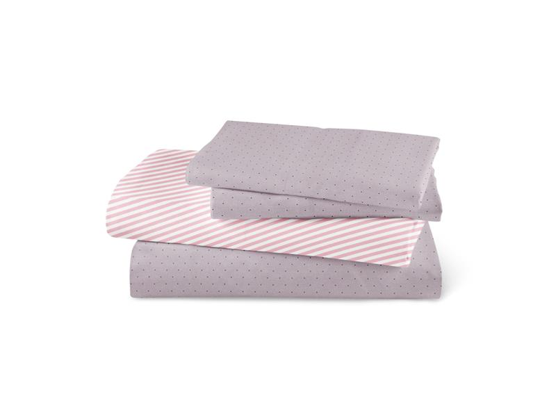 Σεντόνια Εμπριμέ Σετ Pois Μονά