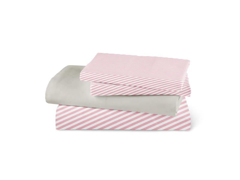 Σεντόνια Εμπριμέ Σετ Diagonal Υπέρδιπλα Με Λάστιχο