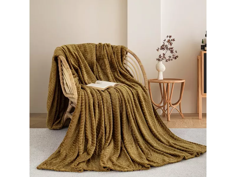 ΚΟΥΒΕΡΤΑ  FLEECE ΜΟΝΗ 180X240 ADAM HOME (550) HONEY GOLD (75)
