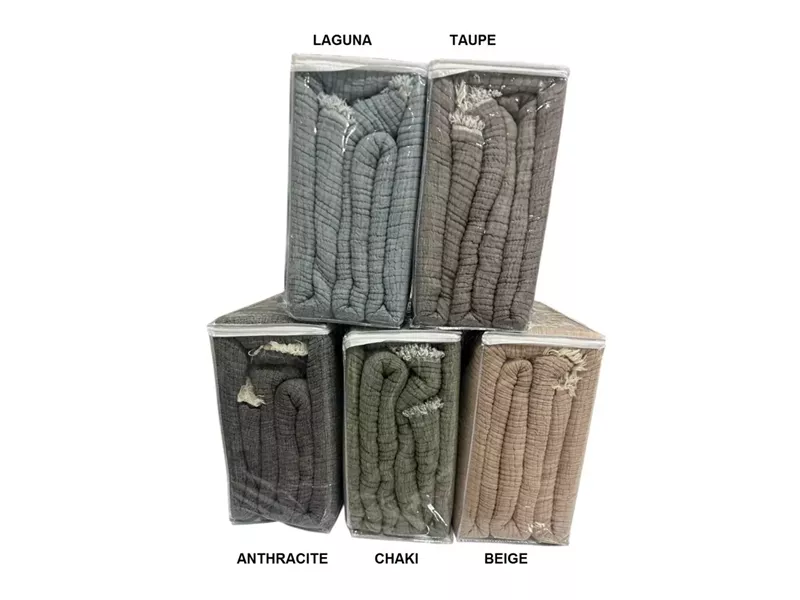 ΚΟΥΒΕΡΛΙ ΒΑΜΒΑΚΕΡΗ ΜΟΥΣΕΛΙΝΑ ΥΠΕΡΔΙΠΛΗ 240Χ250 ADAM HOME - 15.Beige