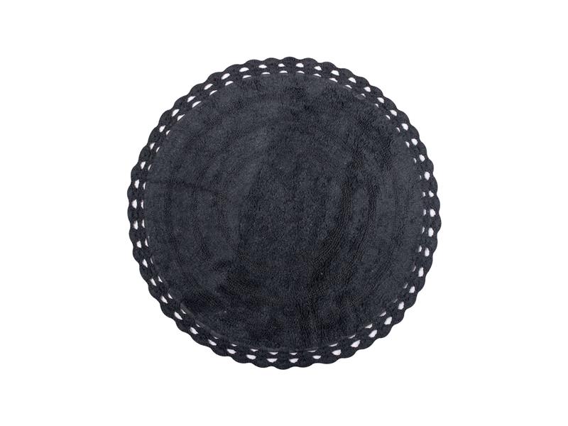 Πατάκι στρογγυλό ( 70cm ) ανθρακί