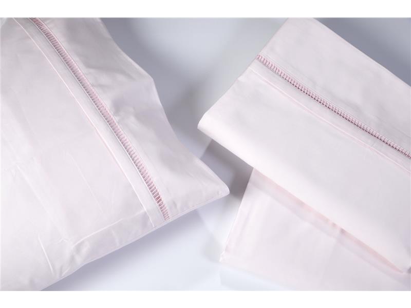 Σετ Σεντόνια Down Town Υπέρδιπλα 600Tc Ροζ Νο 6 Αζούρ 