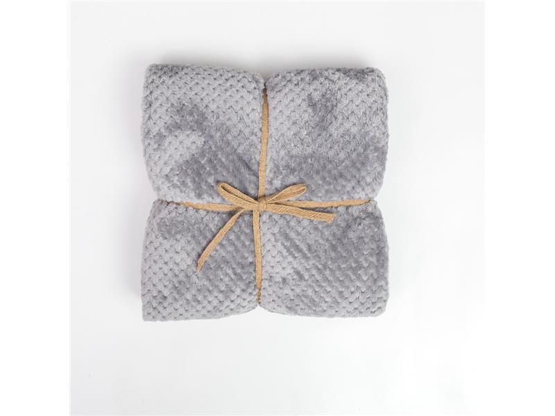 Κουβέρτα Prisma Υπέρδιπλη Γκρι