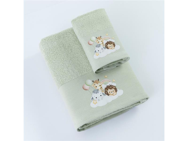 Πετσέτες Σετ 2ΤΜΧ Zoo