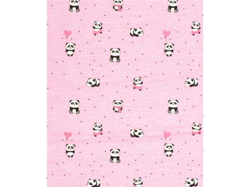 ΣΕΝΤΟΝΑΚΙ ΛΙΚΝΟΥ bebe PANDA 111 80X110 Pink Cotton 100%