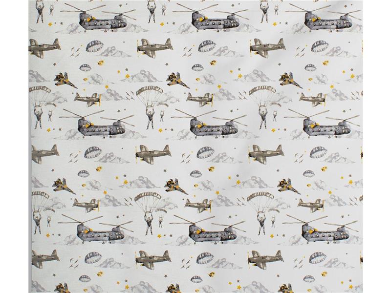 ΣΕΝΤΟΝΑΚΙ ΛΙΚΝΟΥ bebe Airforce 195 80X110 White-Grey Cotton 100%