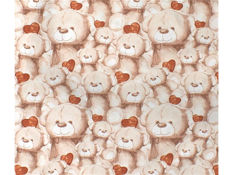 ΣΕΝΤΟΝΑΚΙ ΛΙΚΝΟΥ bebe Teddy Bear 535 80X110 Beige 100% Cotton