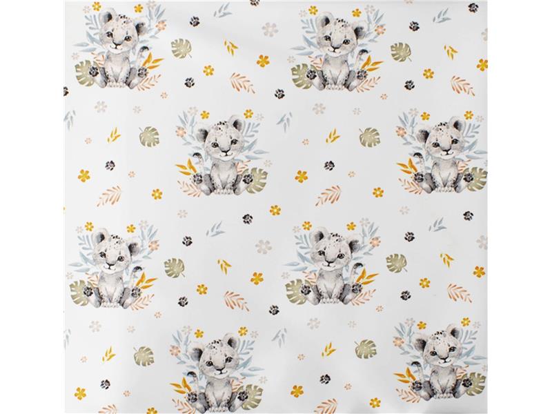 ΣΕΝΤΟΝΑΚΙ ΛΙΚΝΟΥ bebe Lion Cub 531 80X110 Grey 100% Cotton