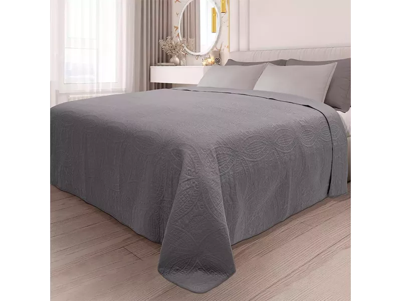 LINO ΚΟΥΒΕΡΛΙ LIGERO GREY 220X240