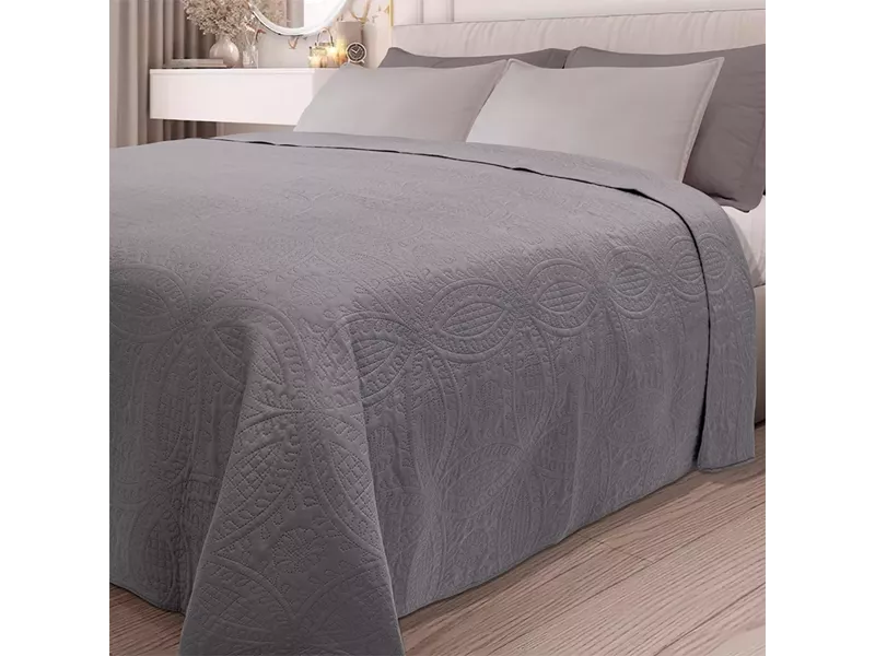 LINO ΚΟΥΒΕΡΛΙ LIGERO GREY 220X240