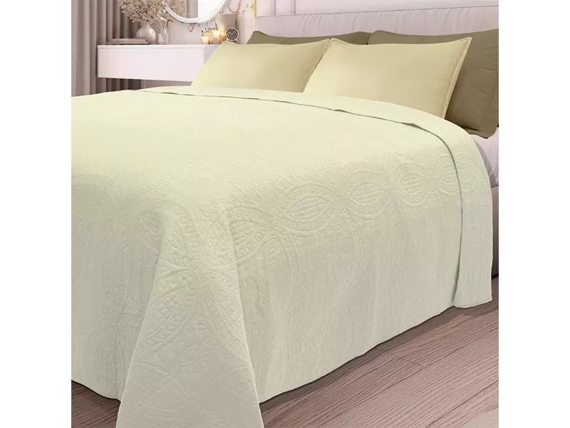 LINO ΚΟΥΒΕΡΛΙ LIGERO ECRU 220X240