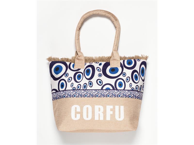 Τσάντα με χερούλι (49cm x 15cm x 34cm) μάτι 1 CORFU