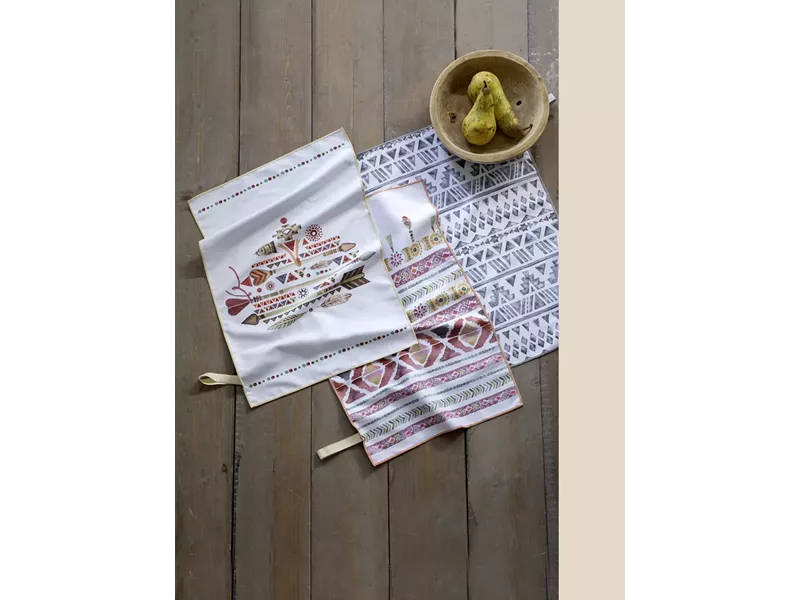 Σετ Πετσέτες Κουζίνας Zahara