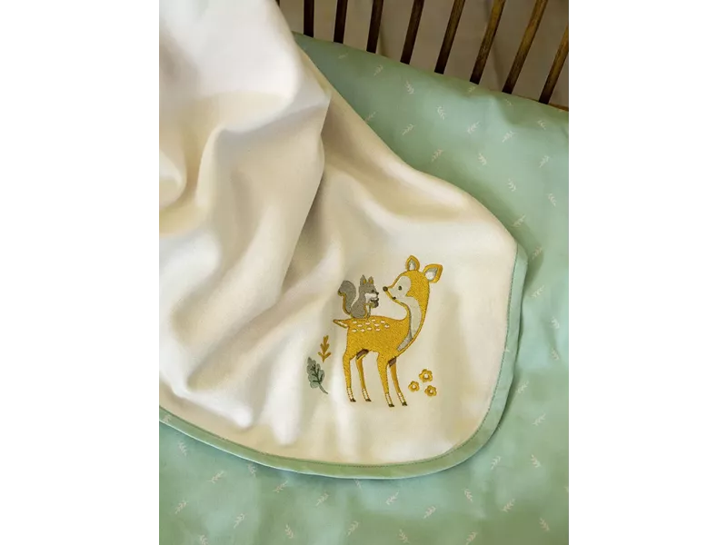 Κουβέρτα 4 εποχών Caramel Forest