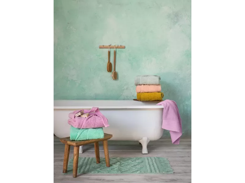 Μπουρνούζι Asana - Light Salmon