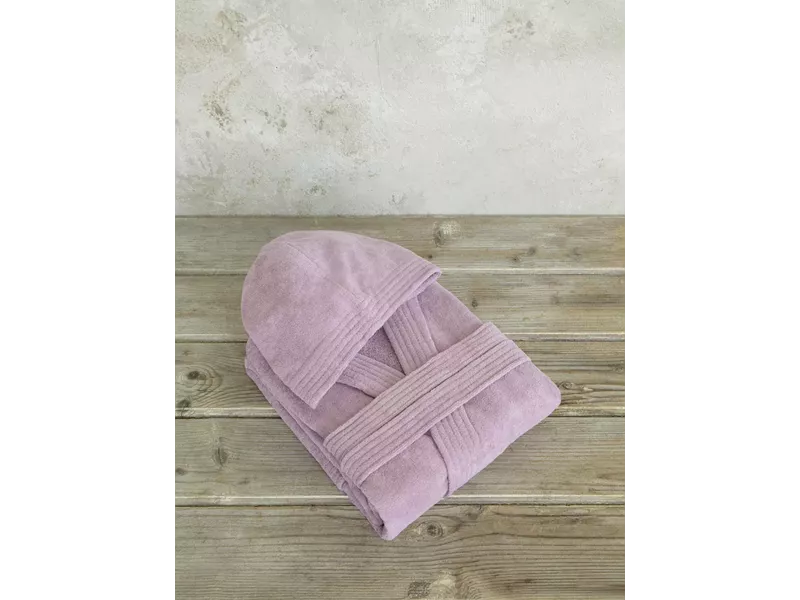 Μπουρνούζι με κουκούλα Zen - Pale Mauve
