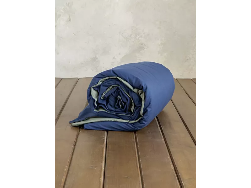 Παπλωματοθήκη Colors - Rock Green / Dark Denim