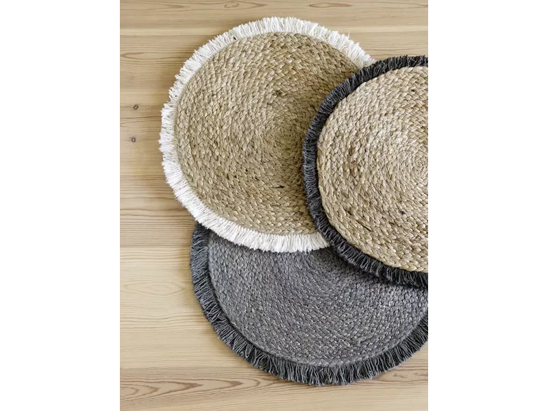 Στρογγυλό Σουπλά Carina - Gray