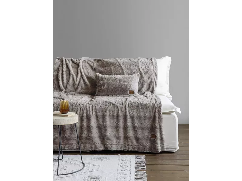 Κουβέρτα Καναπέ Velure - Cigar Beige