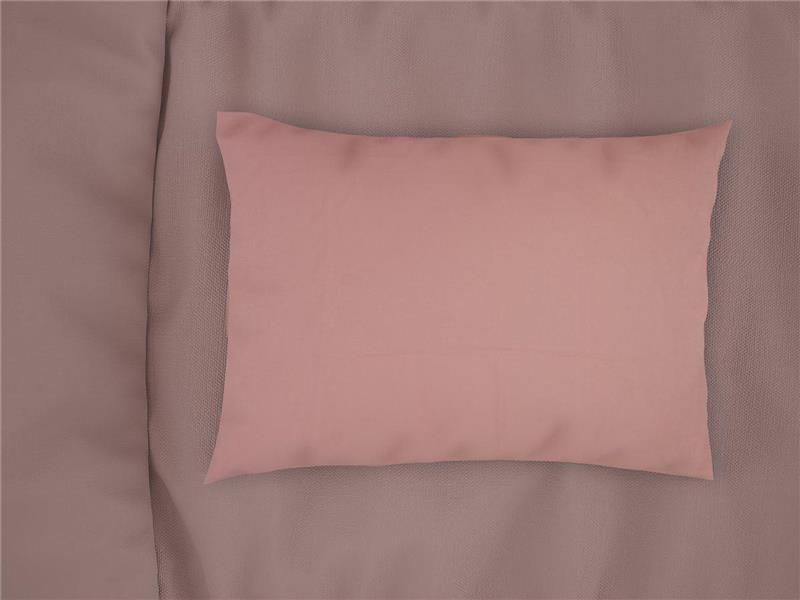 Μαξιλαροθήκη Solid 503 50X70 Dusty Rose 100% Cotton