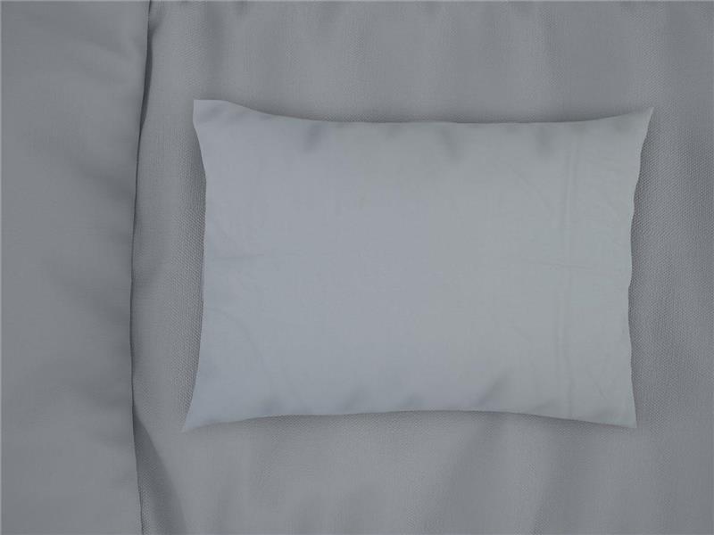 Μαξιλαροθήκη Solid 505 50X70 Light Blue-Grey 100% Cotton
