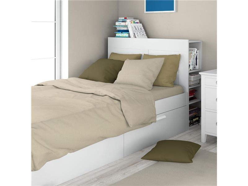 Σεντόνι 1 τεμ Solid 502 160X240 Beige 100% Cotton