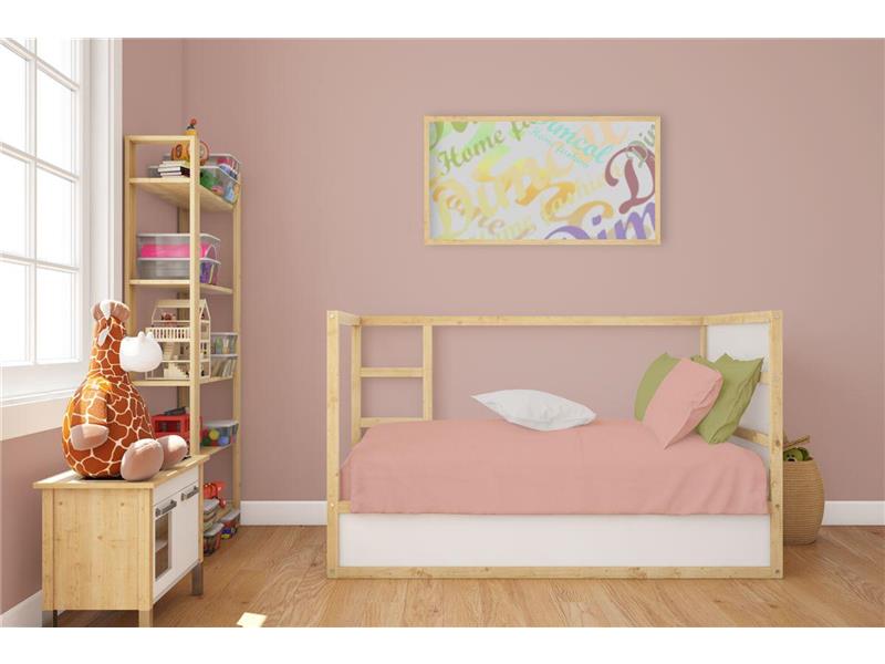 Κατωσέντονο με Λάστιχο bebe Solid 503 0,70X1,40X0,15 Dusty Rose 100% Cotton