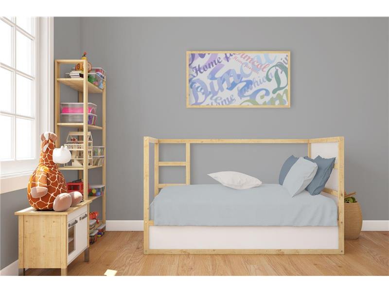 Κατωσέντονο με Λάστιχο bebe Solid 505 0,70X1,40X0,15 Light Blue-Grey 100% Cotton