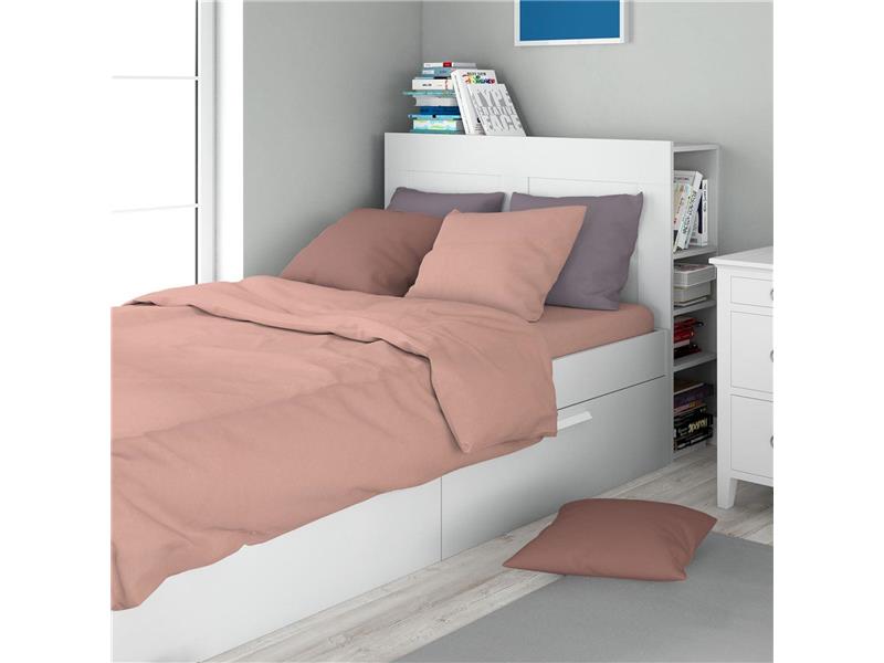 Σεντόνι 1 τεμ Solid 503 160X240 Dusty Rose 100% Cotton