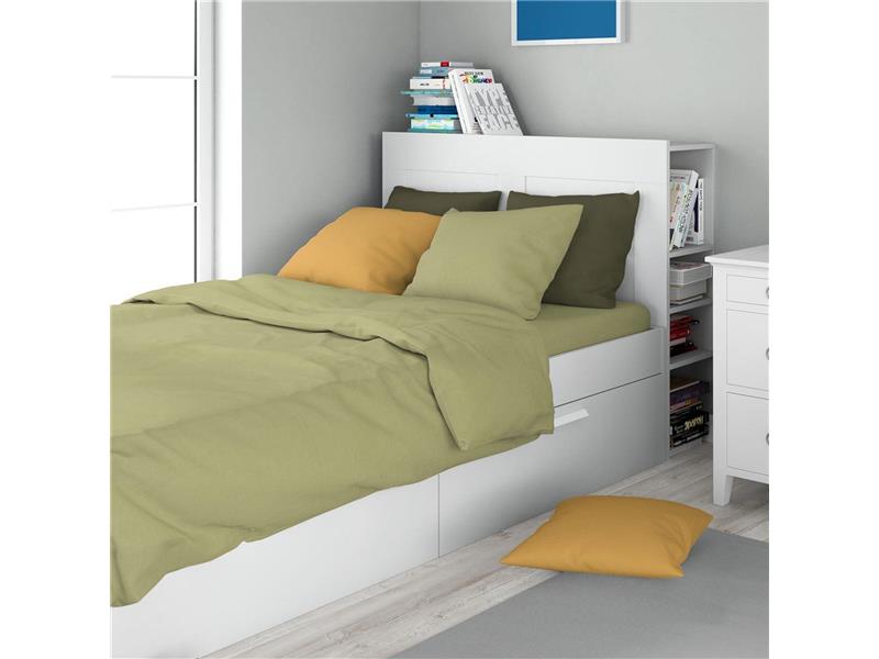 Σεντόνι 1 τεμ Solid 504 160X240 Olive 100% Cotton