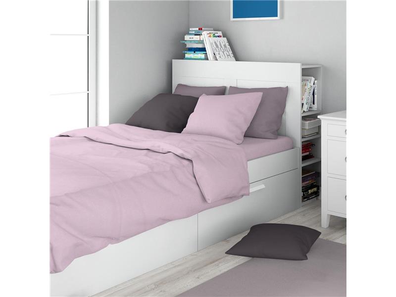 Σεντόνι Σετ 2 τεμ Solid 506 160X240 Light Purple 100% Cotton