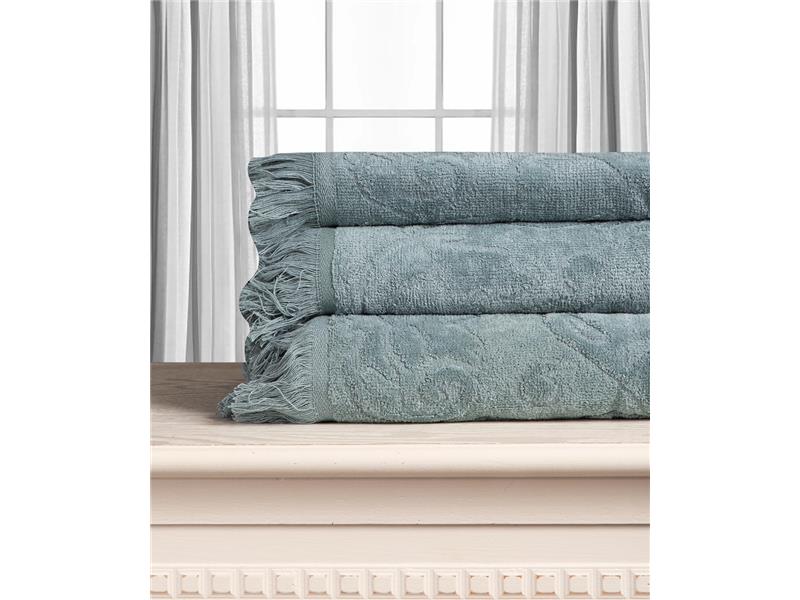 Βαμβακερή ζακάρ πετσέτα ALICIA 520gsm (40cm x 60cm) πράσινο