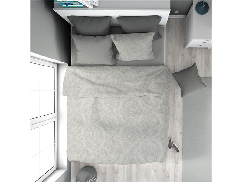 Πάπλωμα Εμπριμέ Άρτεμις 701 160X240 Grey 100% Cotton