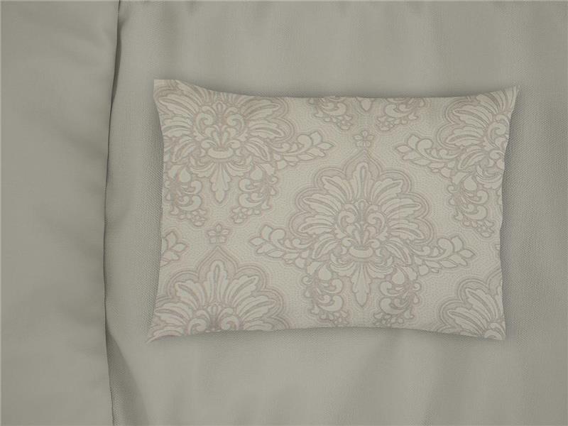 Μαξιλαροθήκη Εμπριμέ Άρτεμις 702 50X70 Beige 100% Cotton