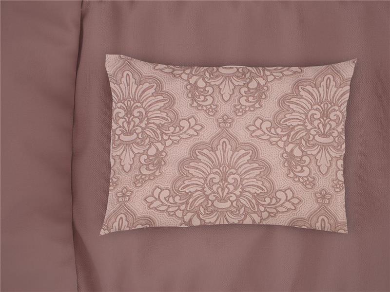 Μαξιλαροθήκη Εμπριμέ Άρτεμις 703 50X70 Dusty Rose 100% Cotton