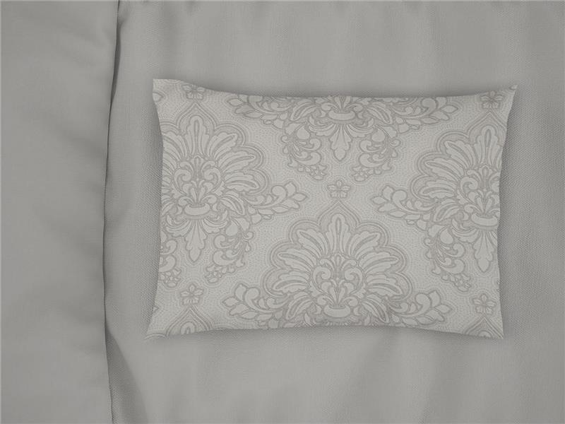 Μαξιλαροθήκη Εμπριμέ Άρτεμις 701 50X70 Grey 100% Cotton