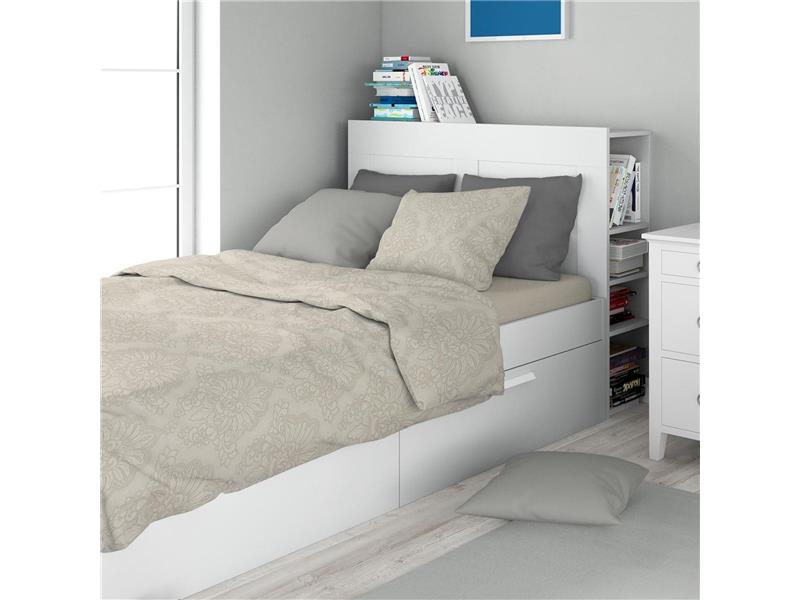 Σεντόνια Εμπριμέ Σετ 3 τεμ Άρτεμις 702 160X240 Beige 100% Cotton