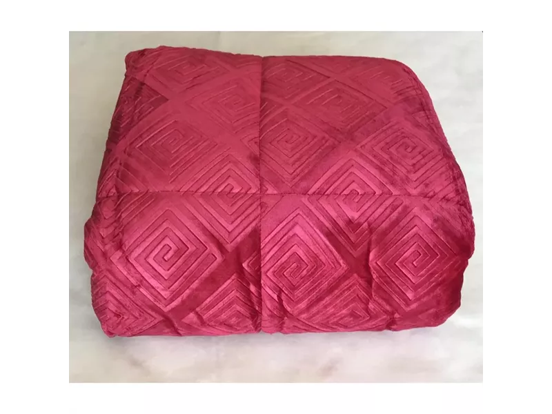ΚΟΥΒΕΡΤΟΠΑΠΛΩΜΑ ΗΜΙΔΙΠΛΟ 180X240 ADAM HOME (880) RED